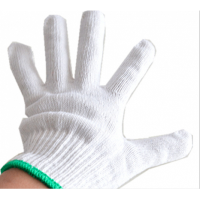 Hot Sale Labor Protection Yarn White Cotton Gloves Auto Repair Work Driver Gloves