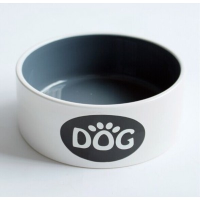 Wholesale 3-Sizes Modern Pet food Feeding Ceramic Dog Food Bowl